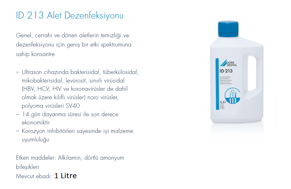 Dürr Alet Dezenfektanı